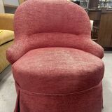 Fauteuil crapaud rouge