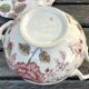 Vintage sugar bowl in English earthenware, Johnson Brothers Rose Chintz pattern.