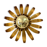 Sconce golden sun leaf