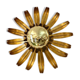 Sconce golden sun leaf