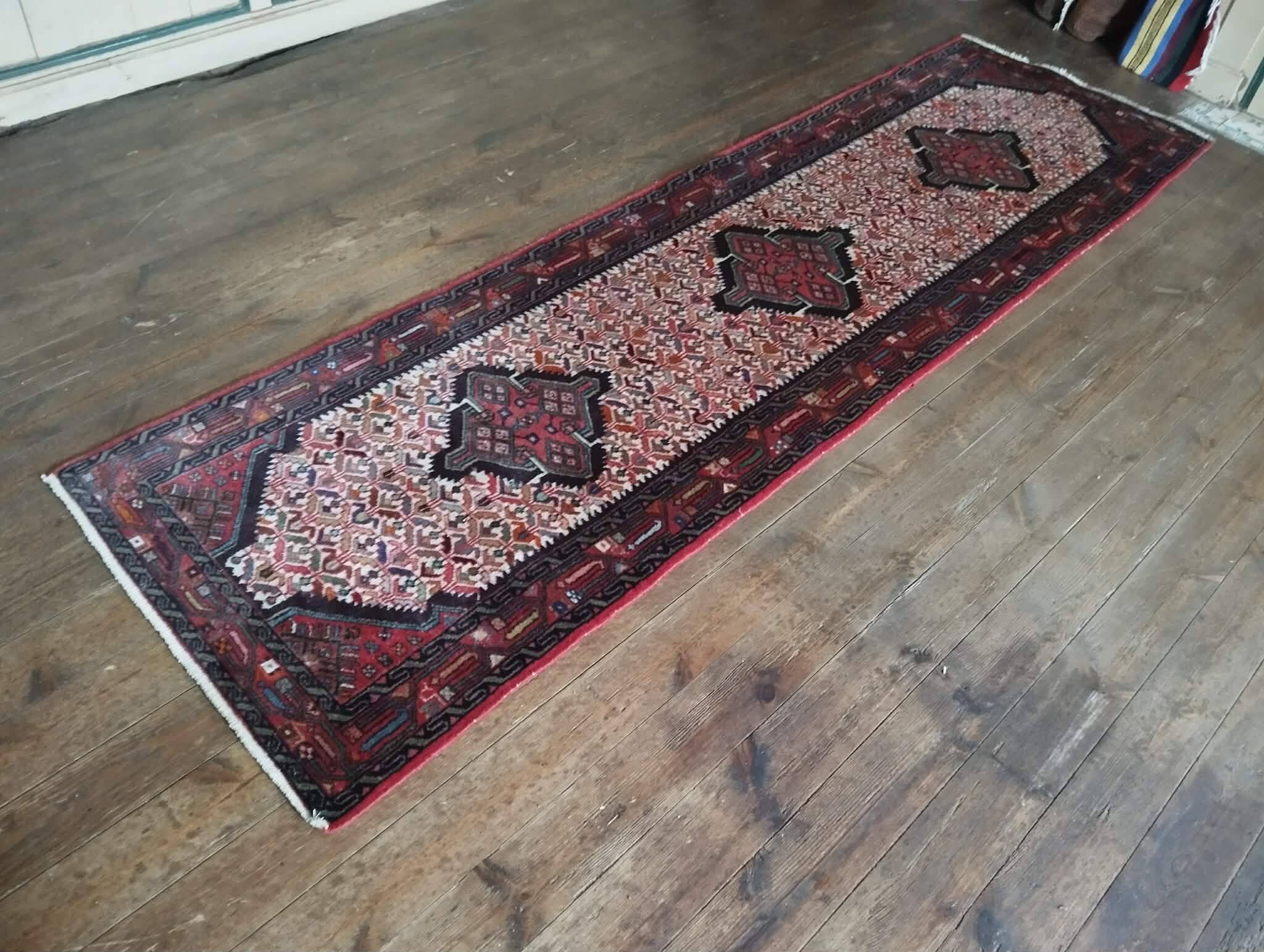 Tapis de coulioiur Persan Abadeh 277x81cm