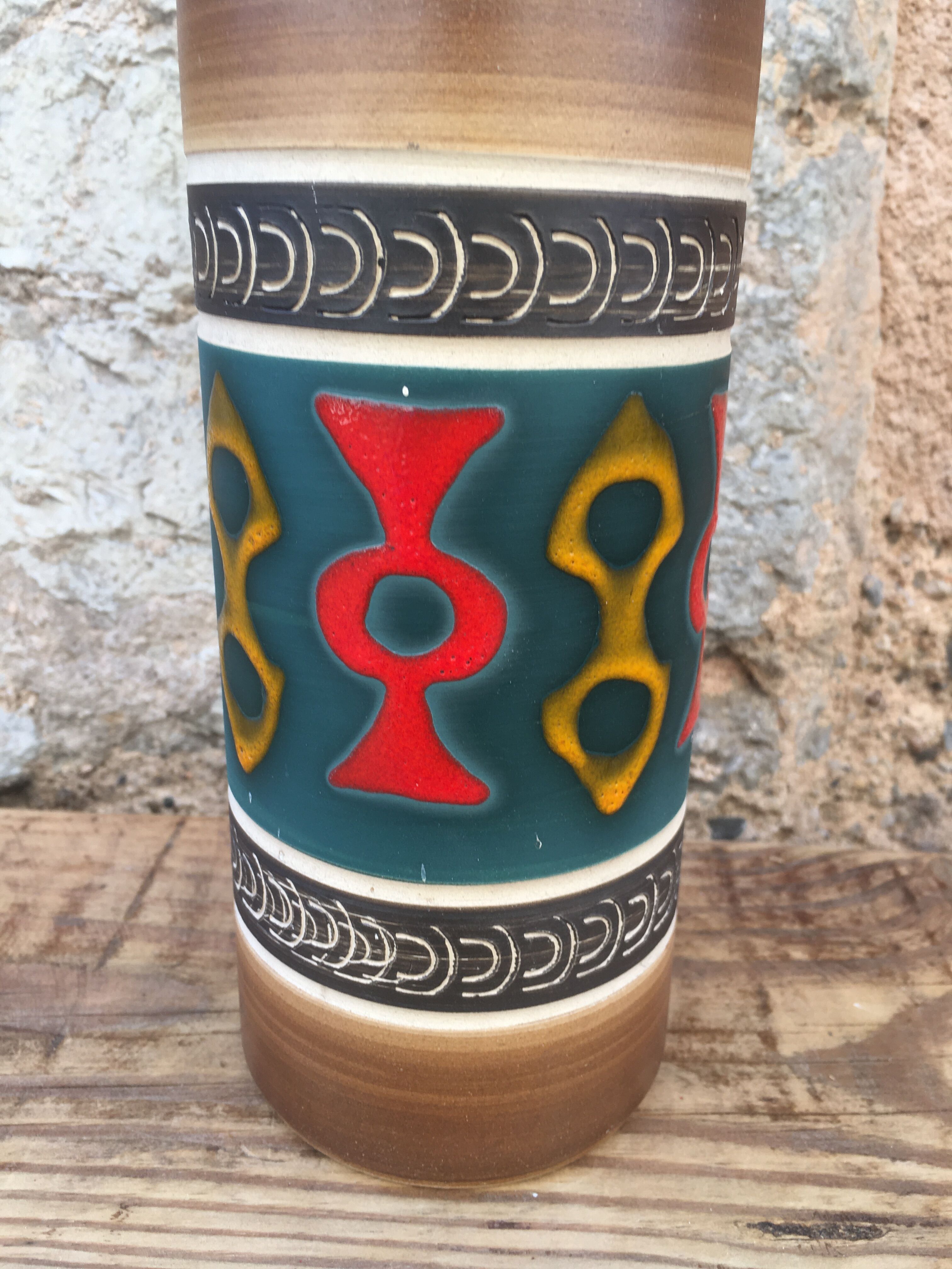 Brown vase West Germany