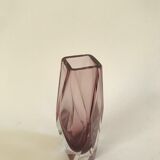 Pink Sommerso vase from Murano