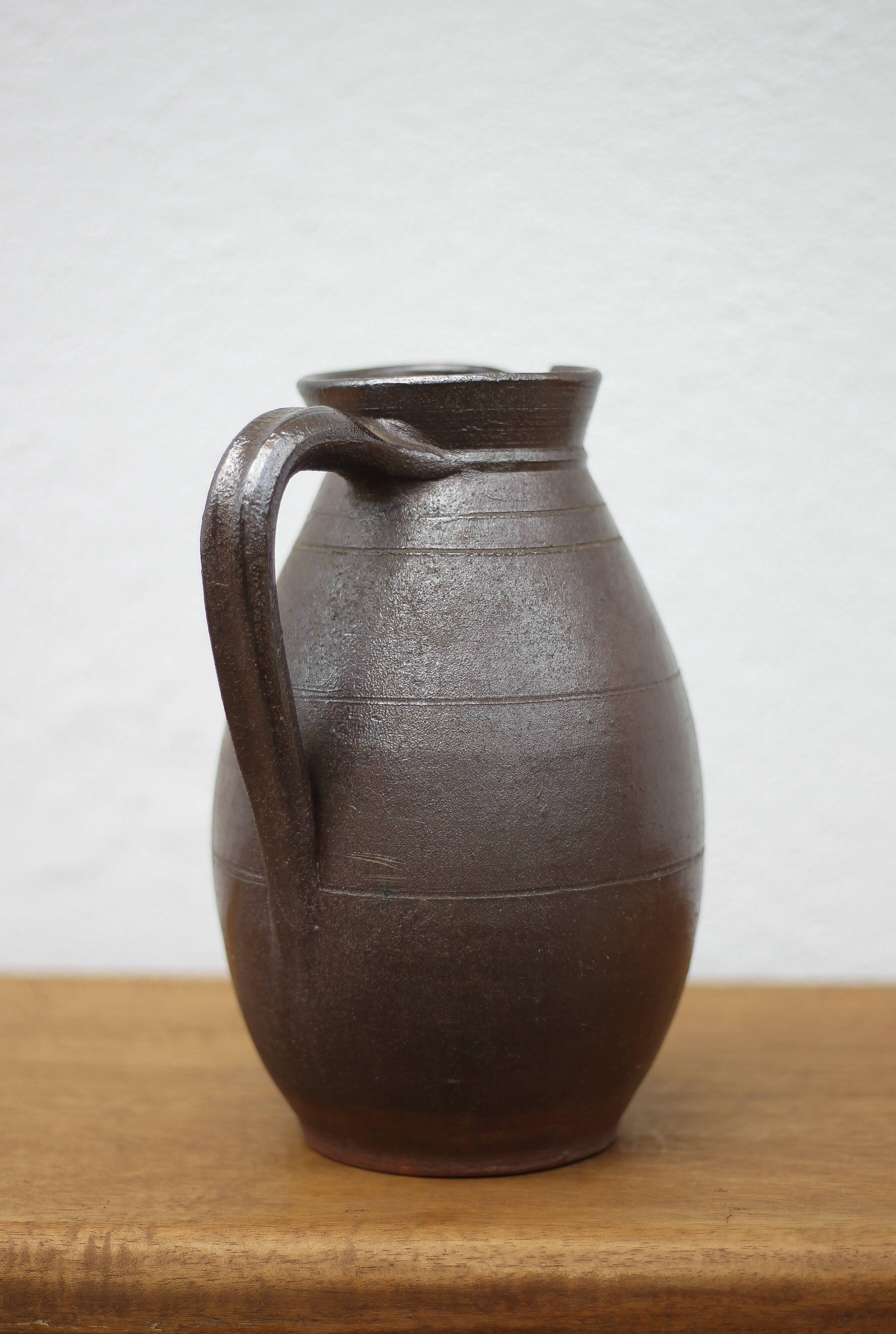 Pichet grès vintage, carafe vintage, cruche, cuisine, collection