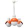 Rare Napako chandelier from the Space era, 1970.