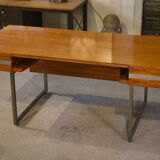 Minister's desk in rosewood by Claude Gaillard and Henri Lesetre for Ligne Roset 1970s