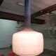 Glass pendant ceiling light from the 60s