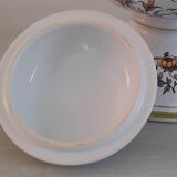 Apothecary pot "gentiane" in faience of moustiers