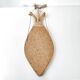 Miroir rotin vintage 1960