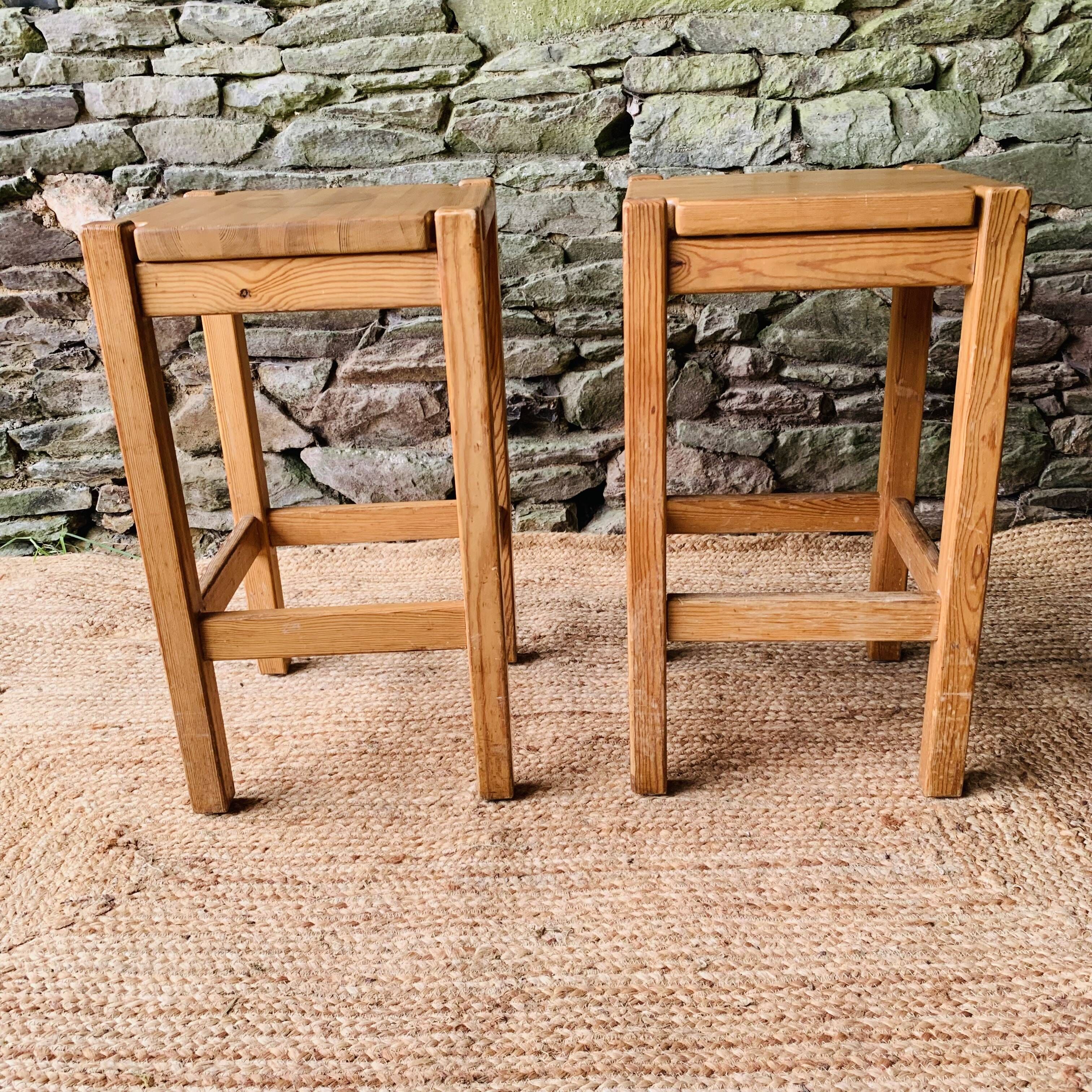 Pair of vintage Hongisto stools by Ilmari Tapiovaara
