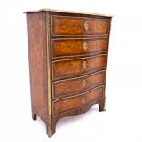 Antique chest of drawers, circa 1870, France.