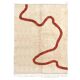 Moroccan wool Beni ouarain rug 200x100cm