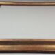 Old frame format 55 / 56 cm x 54 / 55 cm golden table painting gilding