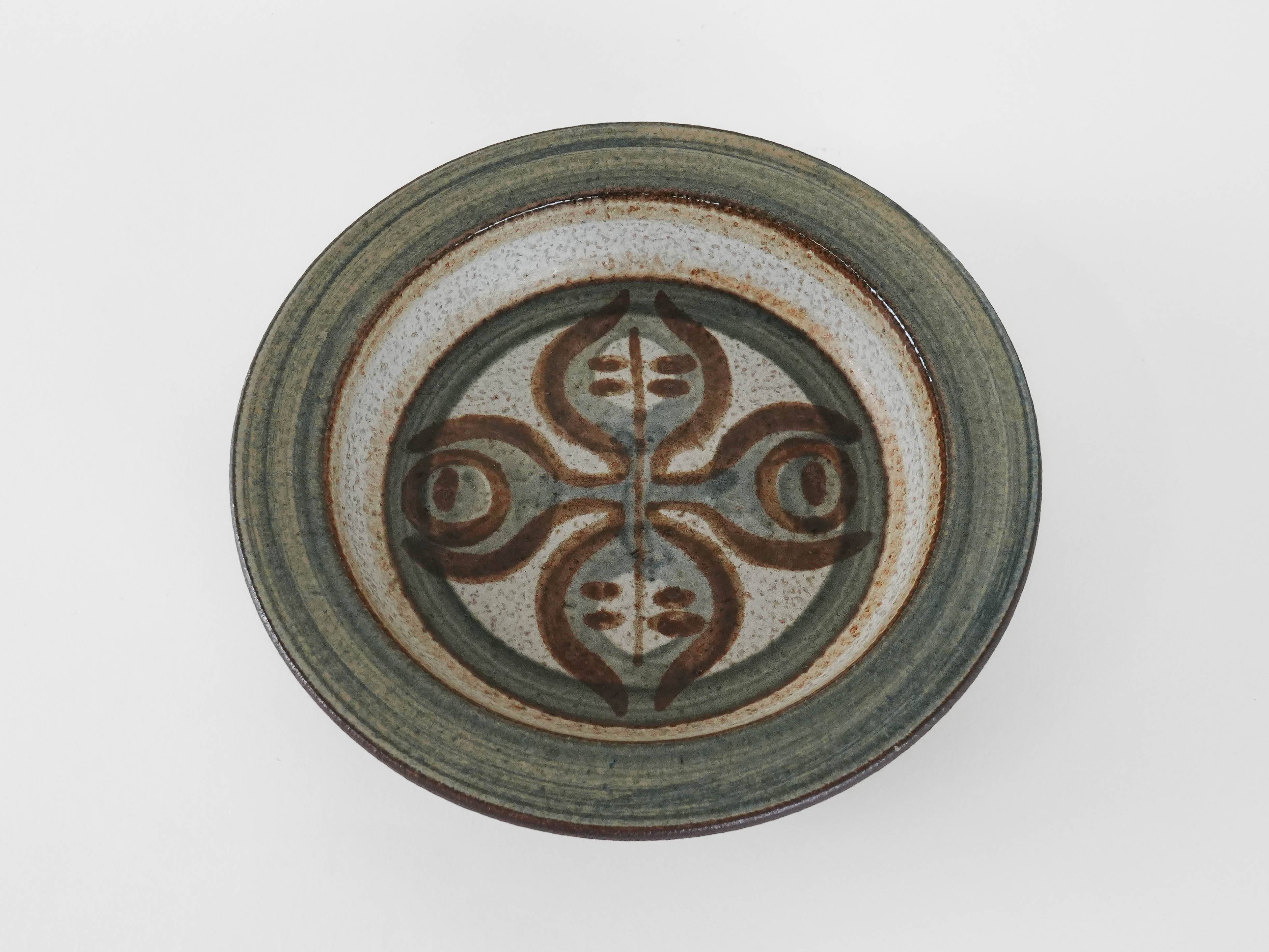 Ceramic bowl, Danish design, 1960s, manufactured by Søholm