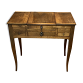 Dressing table with writing louis XV of the 18th century in walnut