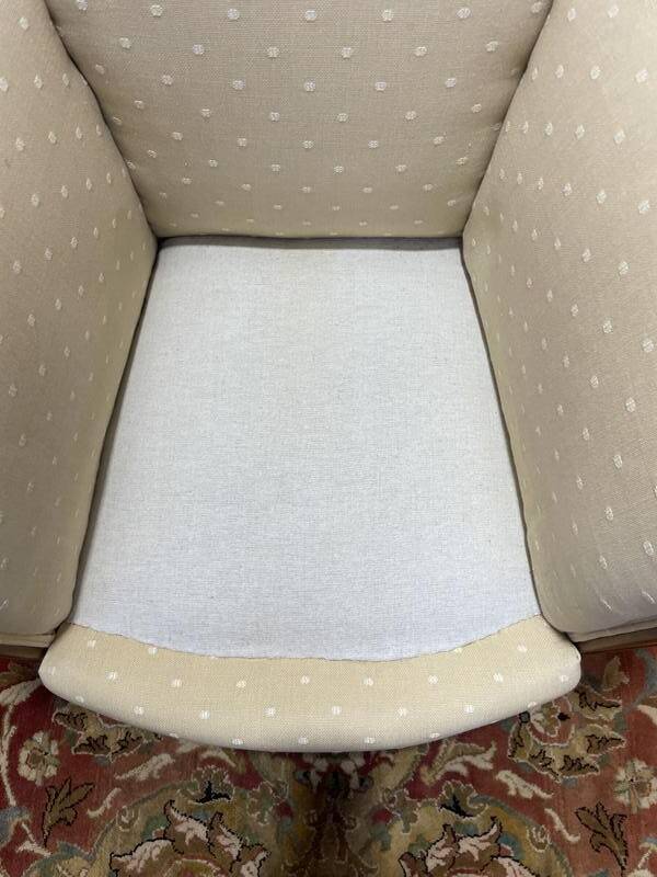 Bergère époque Art Déco en acajou