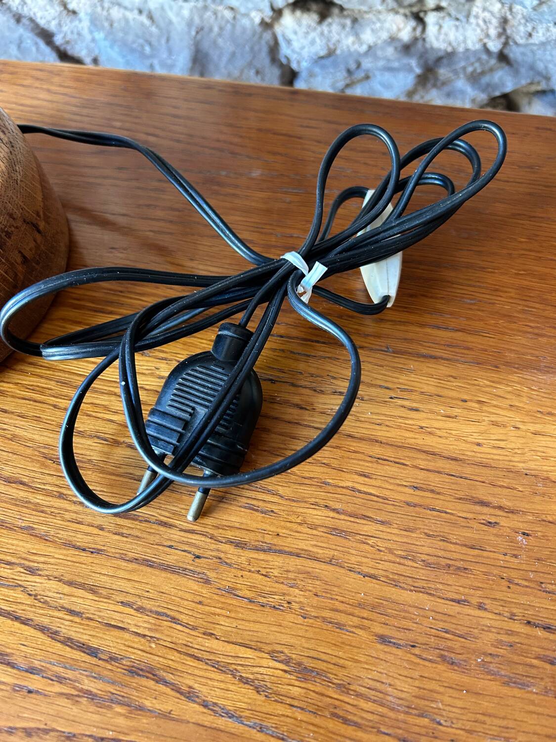 Vintage macrame lamp – 1970s