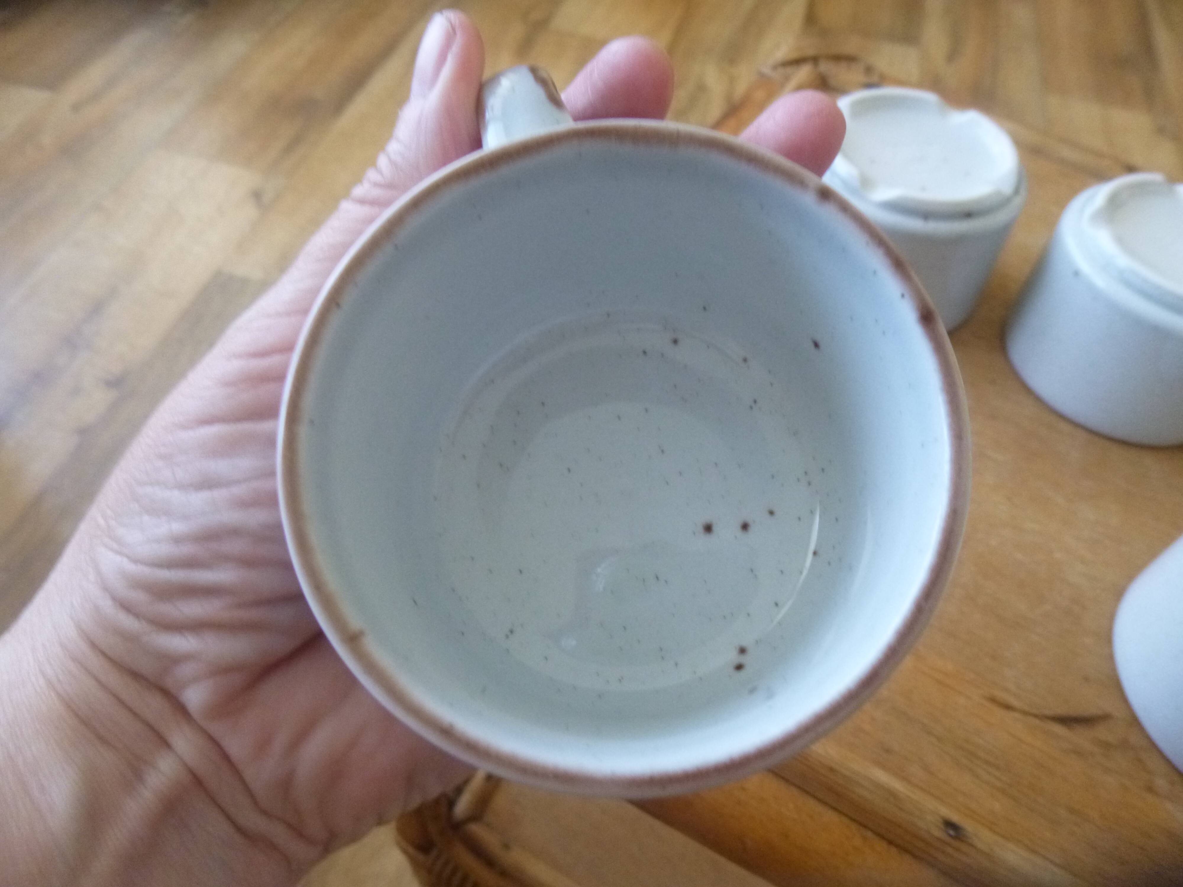 Sarreguemines coffee cups