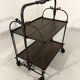 Brutalist wrought iron folding serving trolley 1960’s