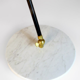 Lampe dabolo articulée laiton & marbre