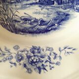 Assiettes creuses Sarreguemines  "romantic"