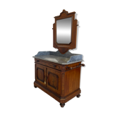 La coiffeuse en noyer antique, 19e siècle