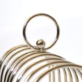 Vintage silver-plated toast rack with ball feet 1960 – Brunch Bistrot