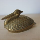 Brass pelican box