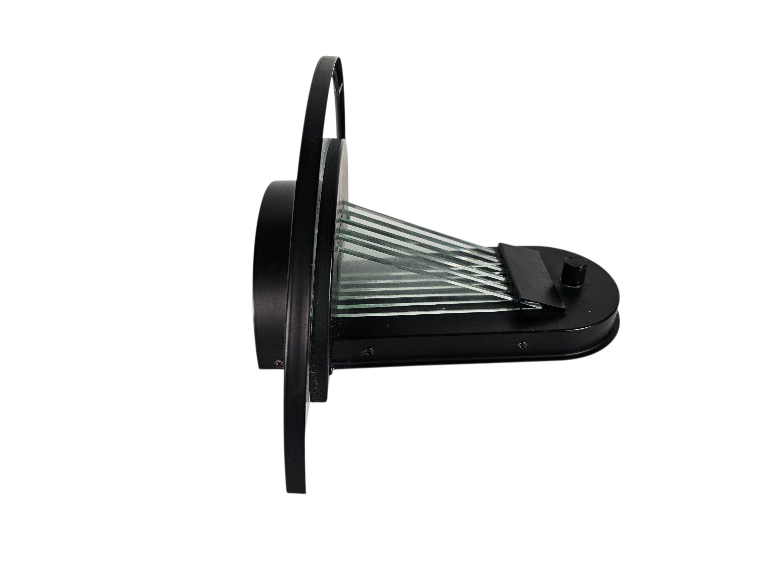 Free Light - wall lamp - Post Modern - metal - glass - 80s