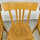 4 chaises bistrot, bois, années 60