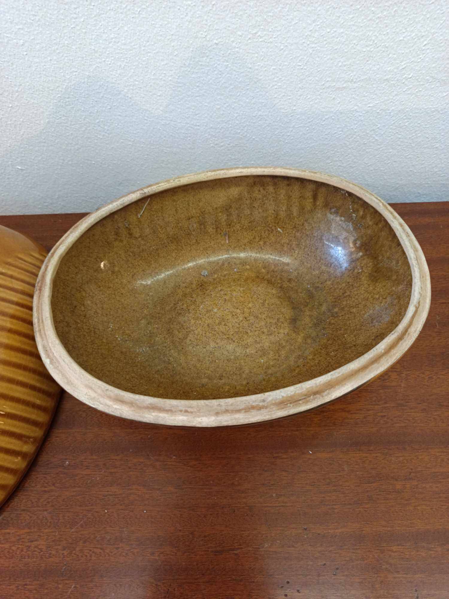 Vintage ceramic chicken terrine