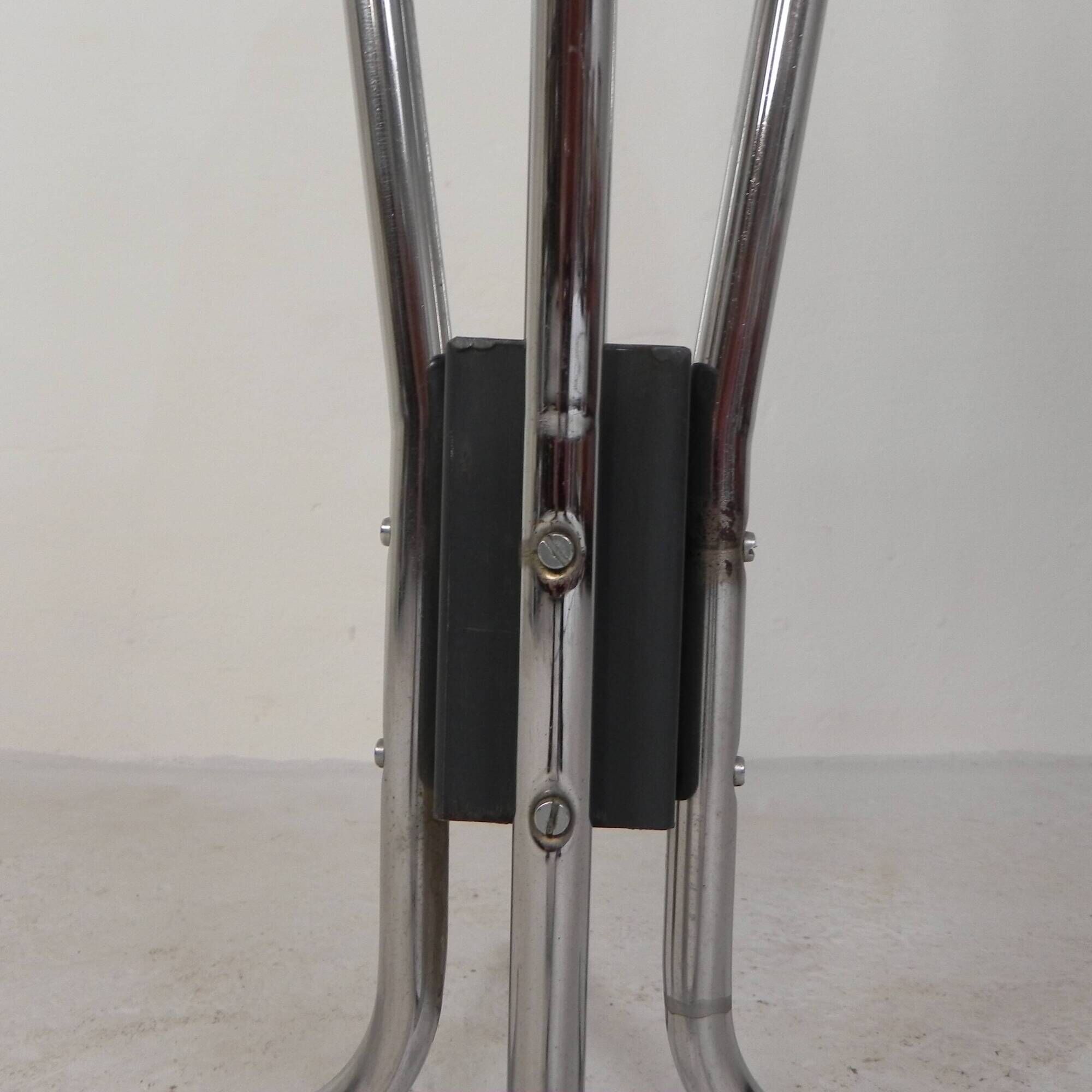 Freestanding Tubax coat rack with 4 tubes and 12 hooks, 1950s