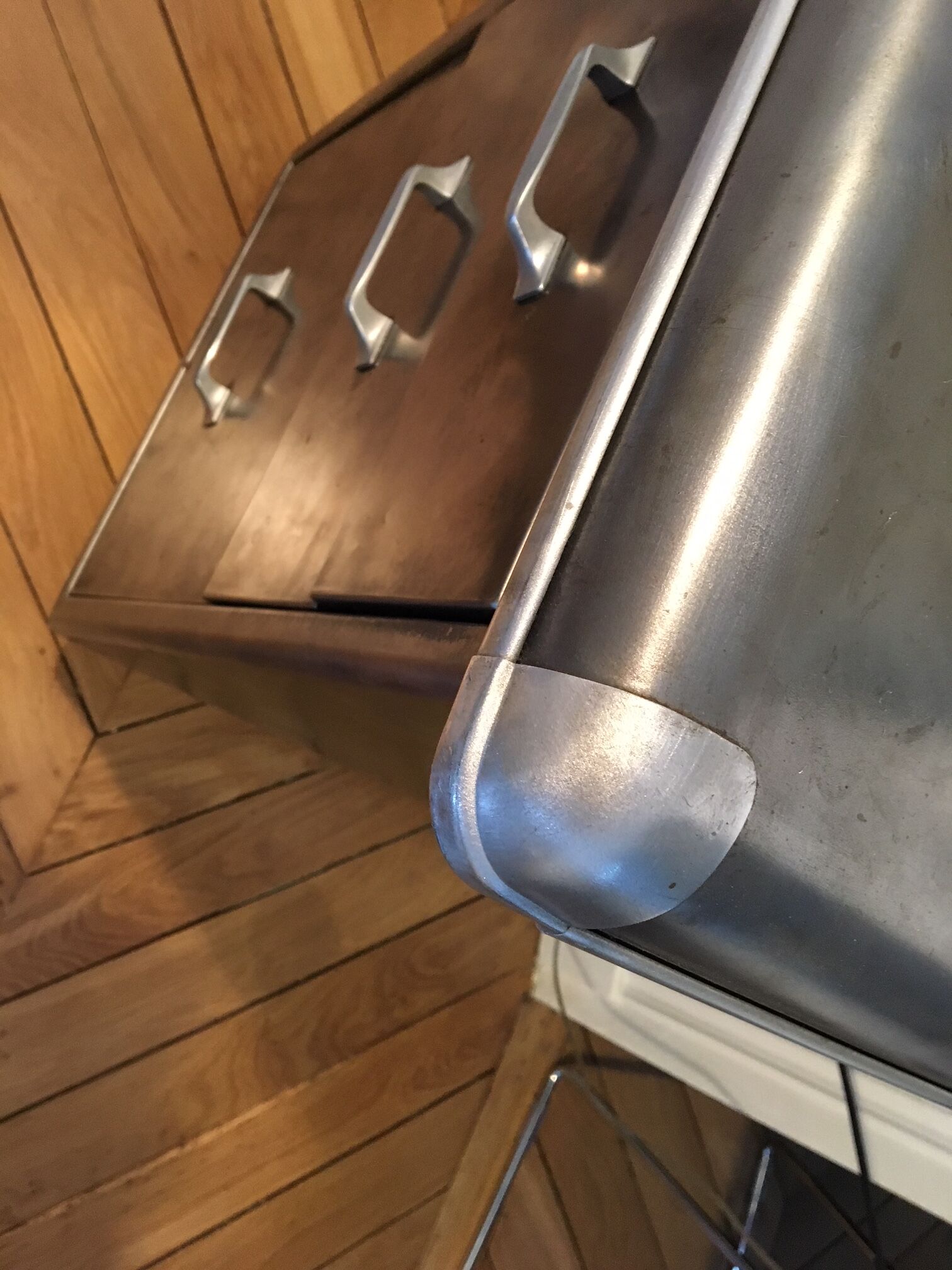 Industrial metal office