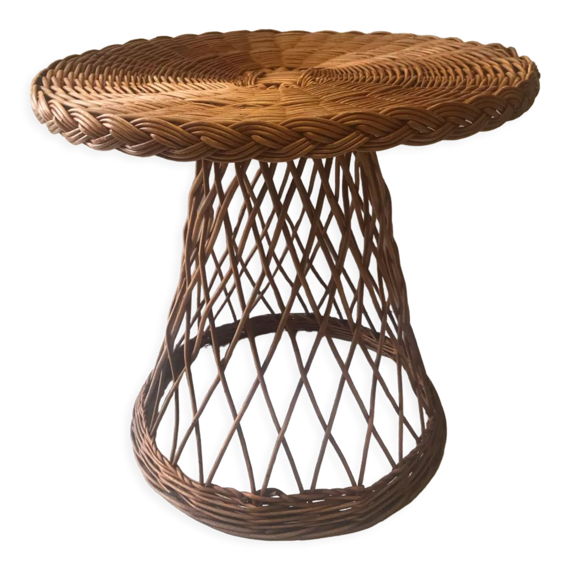 Vintage wicker table