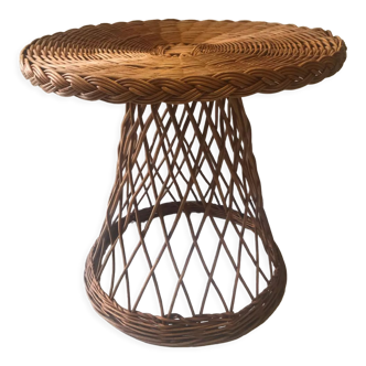 Vintage wicker table