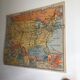 Vintage school map United States N°33 Editions Hatier by M.Peyre