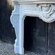 Napoleon III Fireplace In Carrara Marble Circa 1880