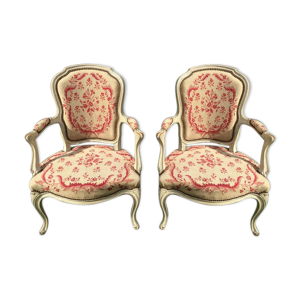 paire de fauteuils cabriolets
