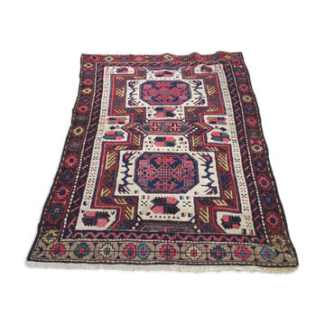 Tapis Kazak en laine oriental fait main 140x105cm