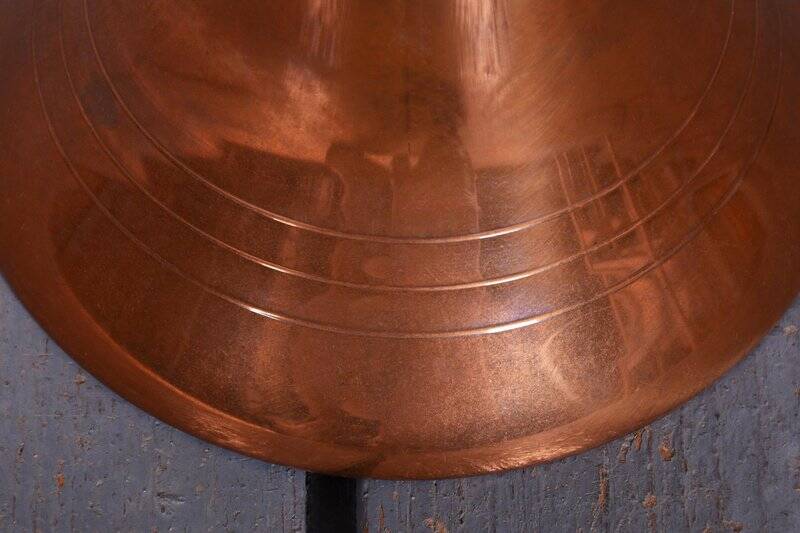 Art Deco Standing Champagne Cooler in Brass and Copper, France, 1920s