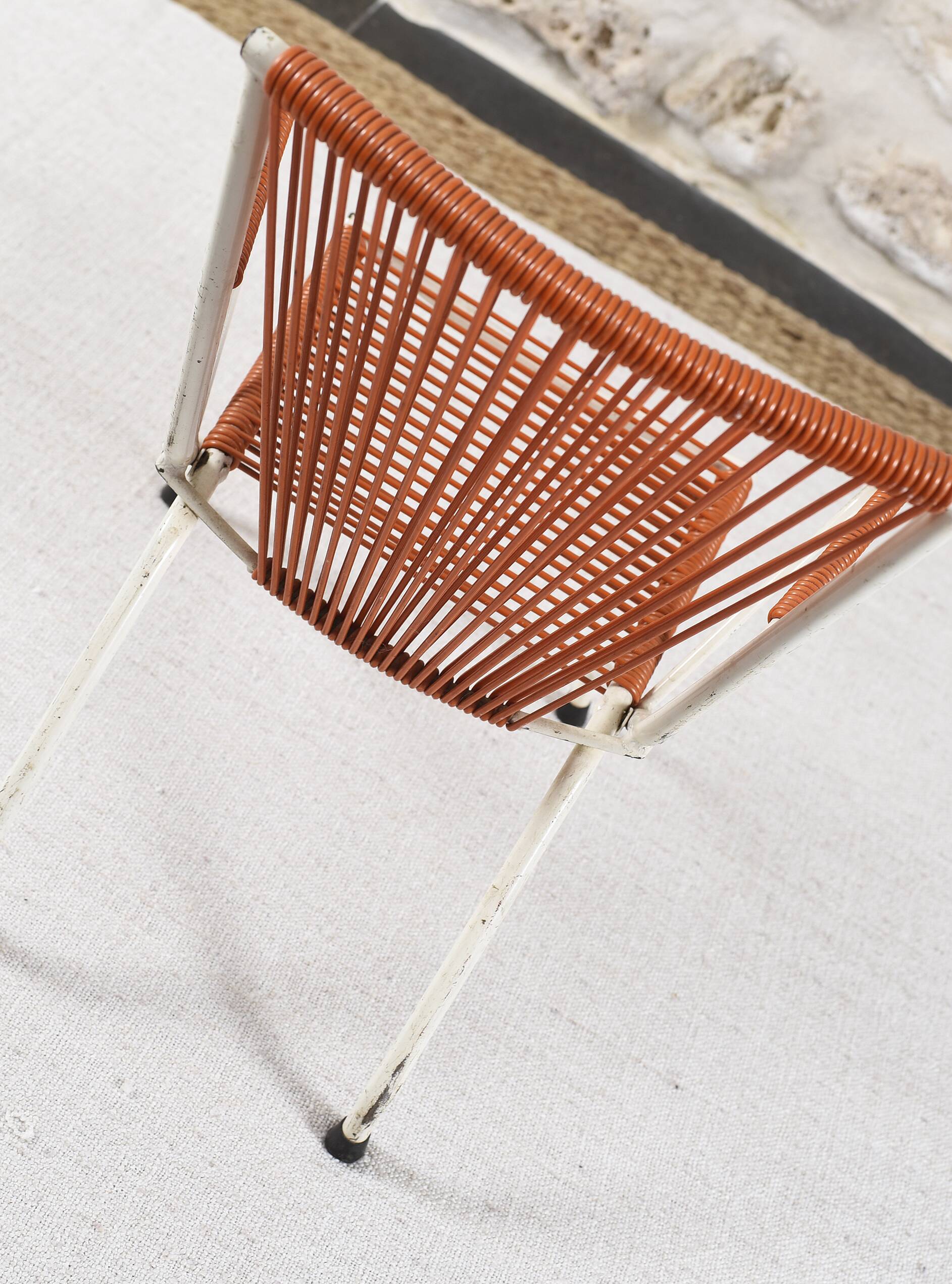 Folding Scoubidou armchair for children