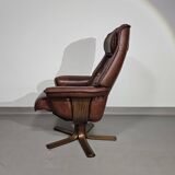 Relax / lounge chair / ottoman / Hjellegjerde Møbel / Sweden Recliner