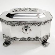 Sugar bowl from Norblin Warsaw, Poland, 19th century