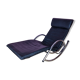 Vintage italian rocking chaise lounge, 1970s