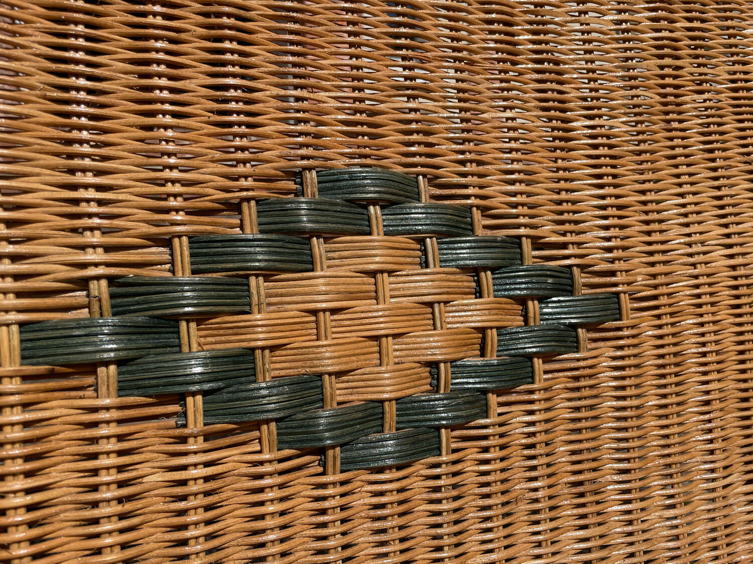 Vintage rattan garden furniture