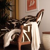 Napoleon III style sofa, Pierre Frey fabric