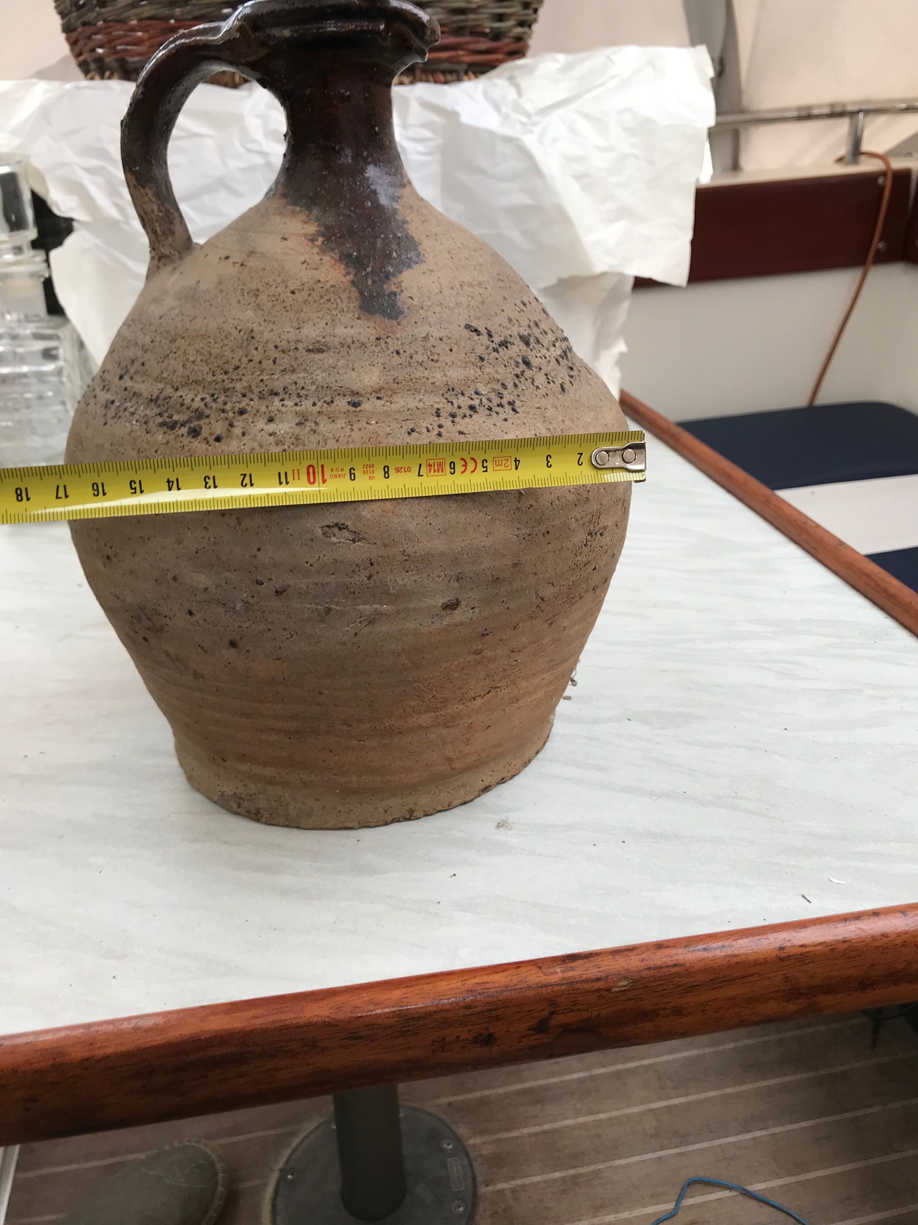 Nineteenth century sandstone pourer