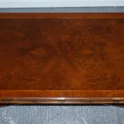 Large Georgian Coffee Table in Walnut Burr by Brights of Nettlebed London