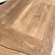 Table de ferme chêne 270 cm avec allonges