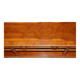 Vintage yew wood library/buffet with three drawers.